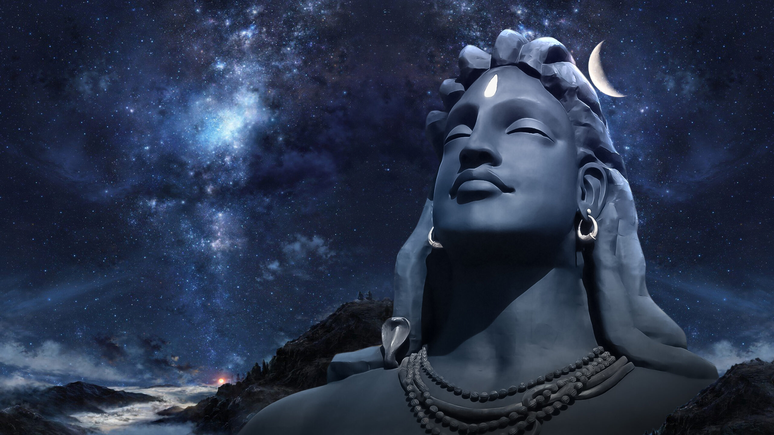 Adiyogi — Shiva, the symbol (linga) of consciousness